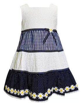 Blueberi Boulevard NWT Tiered Daisy Sundress 12 Months
